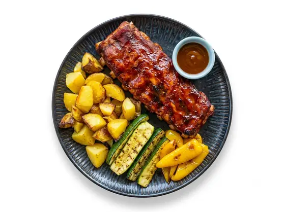 Costine ribs, foto del piatto servito