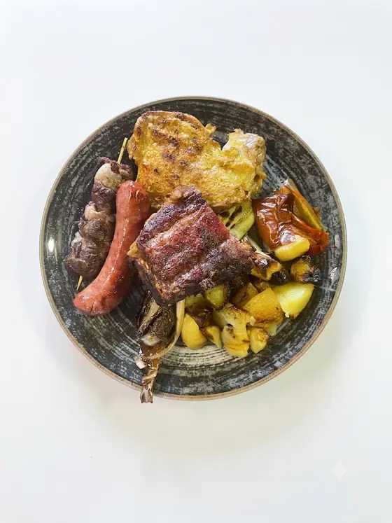 Grigliata mista, foto del piatto servito