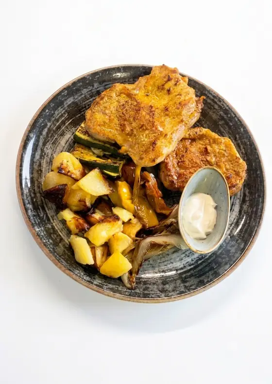 Pollo alla griglia, foto del piatto servito